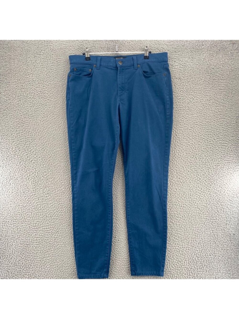 Banana Republic Jeans Womens 10 Blue Boat Sateen Skinny Fit 5 Pockets Stretch